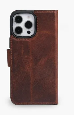 Produktbild von Wachikopa Lederhülle kompatibel mit iPhone 16 Pro mit Kartenfach