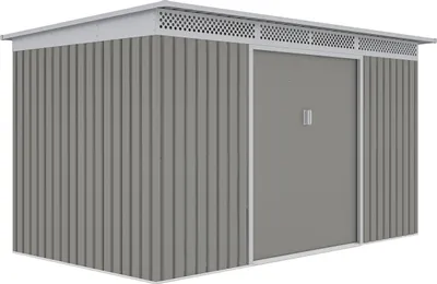 Obrázok produktu pre Záhradný domček G21 GRAH 915 - 340 x 269 cm, Farba: Metalická šedá