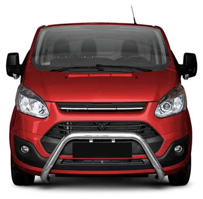 Produktbild von Stahl Frontbügel Frontschutzbügel für Ford Transit Custom 2012-2018 ABE Silber