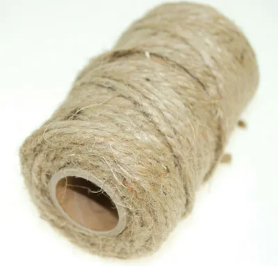Produktbild von Jute Bindfaden Paketschnur Schnur Juteseil Packschnur 2,0 mm Gartenschnur 50 m