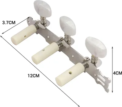 Obrázok produktu pre 2ks klasická gitara strojové hlavy gombíky gitarové struny ladiace kolíky ladičky gitarové ladiace kľúče