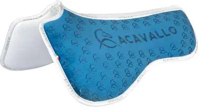 Produktbild von Acavallo Spine Free Memory Foam Pad Dressage Silicon Grip, Farbe:Ocean