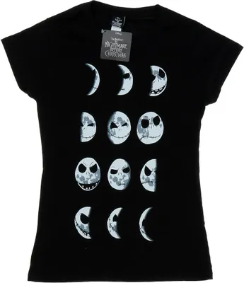 Produktbild von Disney - "Nightmare Before Christmas" T-Shirt für Damen BI35546 (M) (Schwarz)