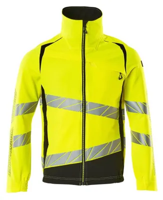 Produktbild von MASCOT 19009-511-1709-S, Jacke, Mann, Schwarz, Gelb, S, 92 cm, Elastolefin, Polyester