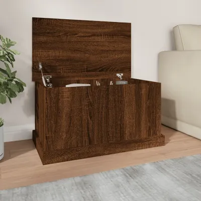 Produktbild von vidaXL Truhe Braun Eiche-Optik 70x40x38 cm Holzwerkstoff