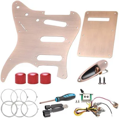 Productafbeelding van Gitaar Slagplaat en Achterplaat Set voor Fender Stratocaster