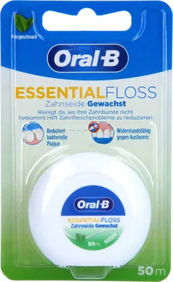 Image de Oral-B 8006540491737 Fil dentaire Oral-B Essentialfloss, 50 m, goût menthe