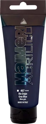 Produktbild von Maimeri Acrilico Acrylfarbe Grey Blue 407 200 ml 1 stk