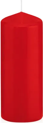 Produktbild von Stumpenkerzen Ø 58 x 185 mm, Rot, 16 Stück