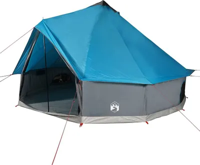 Produktbild von vidaXL Tipi-Familienzelt 8 Personen Blau Wasserdicht