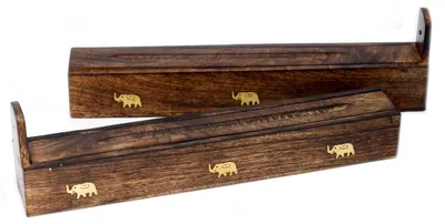 Imagen del producto de Mango Wood Incense Box - Assorted