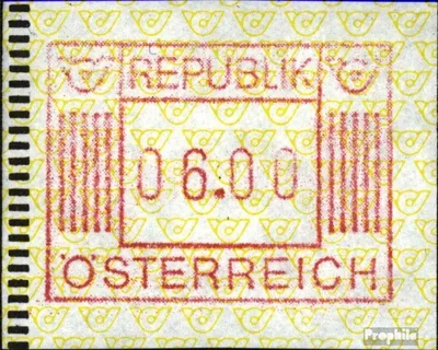 Produktbild von Briefmarken Österreich 1983 Mi ATM1, 6.00 Nominale (kompl.Ausg.) gestempelt Automatenmarke