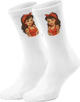 Produktbild von epicsocks Retro Vibes Punkte Kleid Socken in 37-41 im Paar