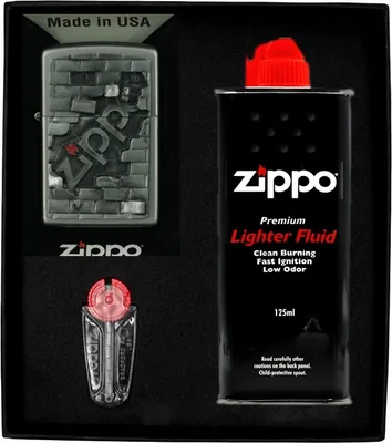 Produktbild von ZIPPO Feuerzeug-Set WALL EMBLEM Geschenk No1