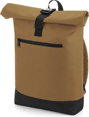 Produktbild von BagBase BG855 | Roll-Top Backpack / Freizeit Rucksack | 32 x 44 x 13 cm - Farbe: Caramel - Größe: 32 x 44 x 13 cm