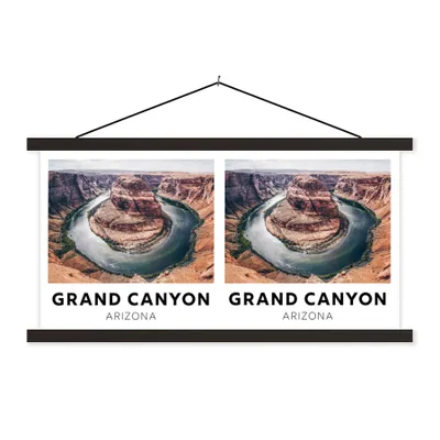 Produktbild von MuchoWow® Textilposter Arizona - Amerika - Wasser 120x60 cm mit schwarzem Rahmen - Dekoration Schlafzimmer