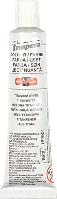 Obrázek produktu pro Koh-i-noor 162601 - temperová barva 16 ml, běloba titanová