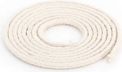 Produktbild von 10 meter Runddocht 100% reine Baumwolle 2,5mm dünn für Öllampe, Petroleumlampe
