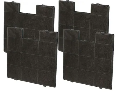 Produktbild von 4 Kohlefilter für KF 17142  - passend für AMICA KH17158, KH 171128