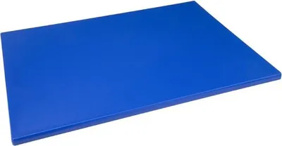 Produktbild von Hygiplas Schneidebrett groß 450x600x20mm extra dick in blau für rohen Fisch