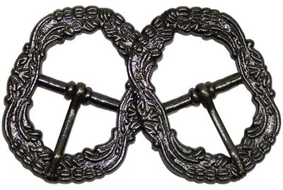Produktbild von 2x Trachten Schnallen für Hosenträgern Trachtenhosen aus Metall