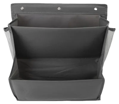 Zdjęcie produktu dla Wieszany organizer na buty z tkaniny oxford – wielofunkcyjny, dwupoziomowy wieszak na buty oszczędzający miejsce, z samoprzylepnymi haczykami do montażu na drzwiach lub szafkach w kamperze, kolor szary