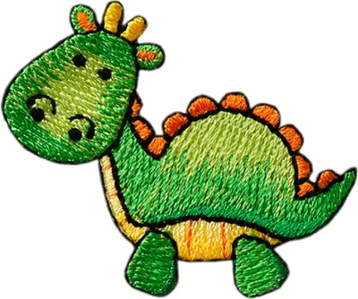 Produktbild von Mono Quick 04498 Dino, Bügelbild, Patch, ca. 4,7 x 3,9 cm Dinosaurier Grün