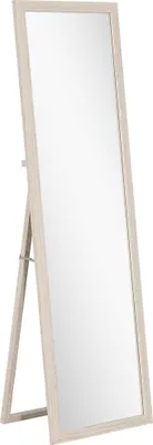 Produktbild von 160 x 50 cm Ganzkörperspiegel, vielseitig verwendbar, rechteckiges Design mit Rahmen, Weiß