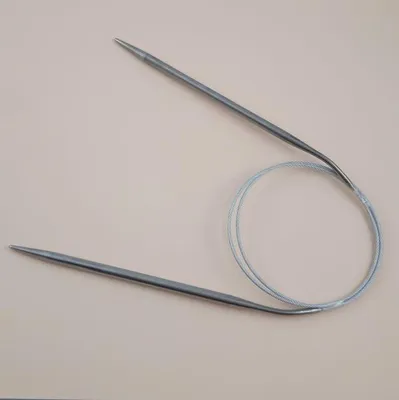 Produktbild von Luna Art Metall-Stricknadeln mit Stahlseil 100cm 3,5mm