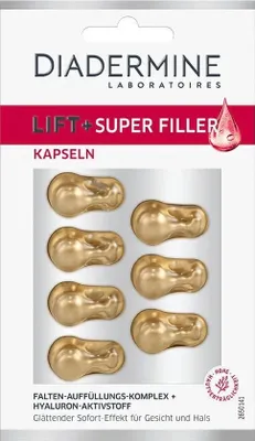 Obrázok produktu pre Diadermine - Lift+ Super Filler - Spevňujúce kapsule s okamžitým účinkom 7 ks