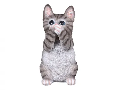 Image de Nohel Garden Chat assis - ne parle pas 16x11x18cm