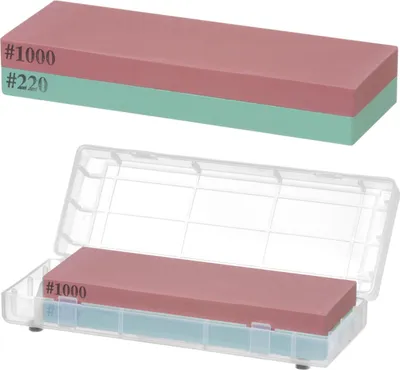 Zdjęcie produktu dla Japoński Kamień Do Ostrzenia Noży Naniwa Ziarnistość 220/1000 - Hendi 820667