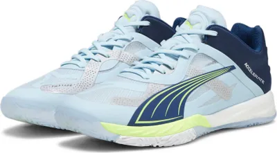 Produktbild von Puma Accelerate NITRO SQD Hallensportschuhe Unisex hellblau navy hellgelb Gr 48