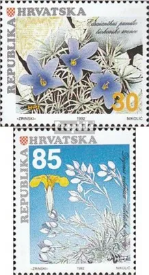 Produktbild von Briefmarken Kroatien 1992 Mi 205-206 (kompl.Ausg.) postfrisch Einheimische Pflanzen