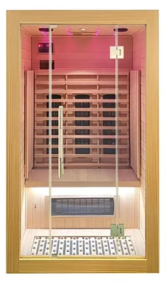 Zdjęcie produktu dla Kabina na podczerwień dla 2 osób z cyfrowym sterowaniem Sauna domowa