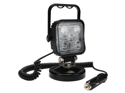 Produktbild von Perel LED-Strahler, 15 W, 800 lm, 7500°K, neutralweiß, mit magnetischem Fuß und Zigarettenstecker,