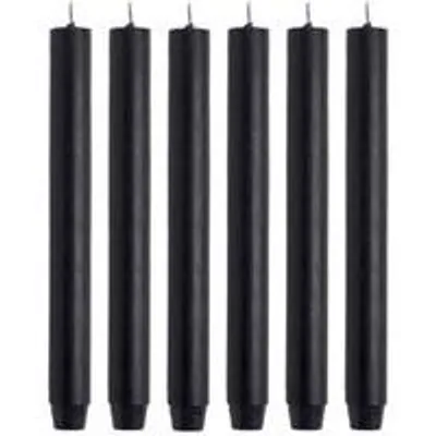 Image de Cactula dicke : bougies chauffe-plat - Noir - 6 pièces - 30 cm - Ø 2,6 cm