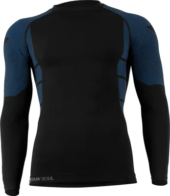 Produktbild von Stark Soul® Skiunterwäsche - Hemd Seamless Funktionsunterwäsche S/M schwarz/blau