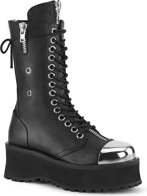 Produktbild von GRAVEDIGGER-14 Uni Boots von DemoniaCult, Schwarz EU 41, US 9