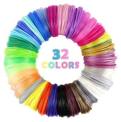 Obrázok produktu pre 3D pero, vlákno PLA, 1,75 mm, 32 farieb, každá farba 320 metrov