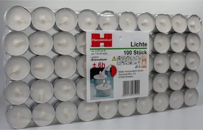 Imagen del producto de Teelicher 6H 100St