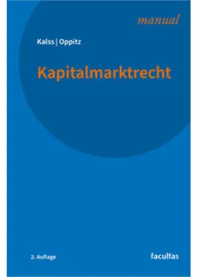 Produktbild von Kapitalmarktrecht
