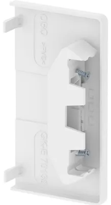 Produktbild von OBO GK-E70130RW Endstück 70x130mm PVC ** reinweiß RAL9010 6274570