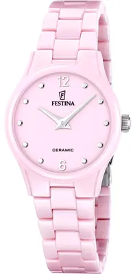 Produktbild von FESTINA Damenuhr Keramik rosa F20751-2