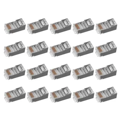 Zdjęcie produktu dla Złącze RJ45 do kabla FTP CAT5E, 20 sztuk 70633