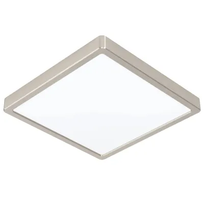 Image de Eglo LED Plafonnier apparent Fueva 5 nickel mat 29x29cm 20,5W 2450lm blanc chaud 3000K