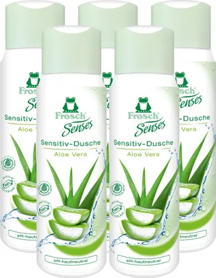 Produktbild von Frosch Senses aloe vera sensitiv-dusche 300ml - Duschgel (5er Pack)