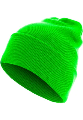 Produktbild von MSTRDS Beanie Beanie Basic Flap Long Version Neongreen