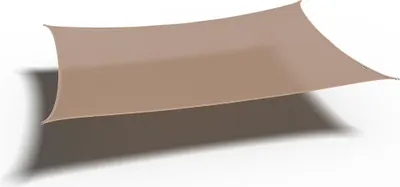 Produktbild von Coolfit Sonnensegel rechteckig, sand Bezug aus 285g/m² Polyethylen (HDPE), 300x500 cm