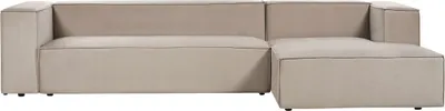 Produktbild von BELIANI Ecksofa Taupe Samt L-förmig 3-Sitzer Sofa mit Chaiselongue Linksseitig Wohnzimmermöbel Modern Wohnzimmer Ausstattung Wohnecke Sitzecke